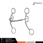 Twisted Wire Snaffle Bit